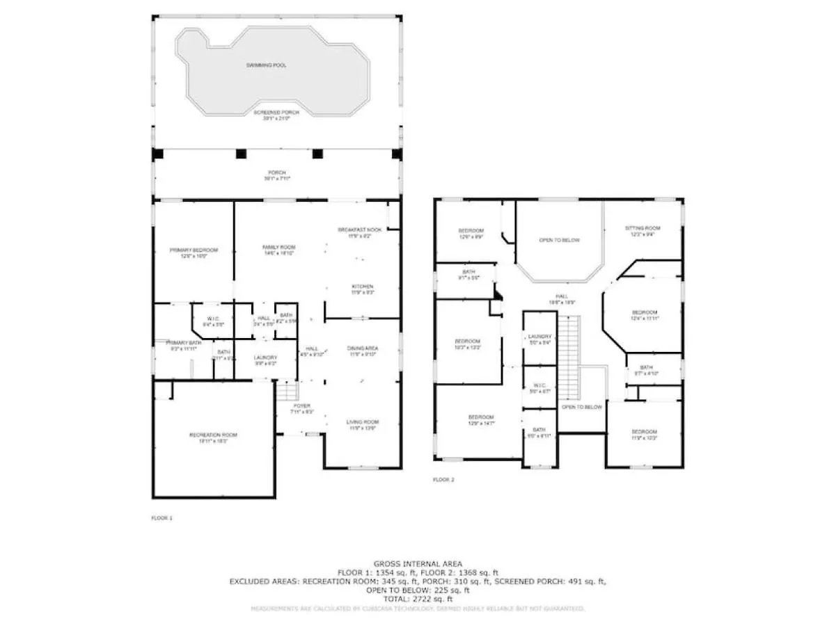 New - 6 Bed - Game Room - Pool - No Rear Neighbors Davenport Holiday home